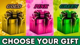 Choose your gift! 🎁 || 3 gift box challenge Gold ,Pink & Green🩷💚🧡