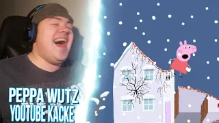 Peppa sprengt Opa Wutz sein Haus - Peppa Wutz YouTube Kacke | @Linixius | REAKTION
