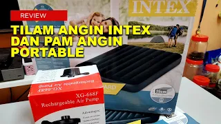 Tilam Angin Intex Dan Pam Angin Portable