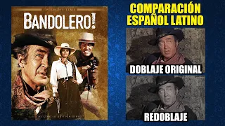 ¡Bandolero!  [1968] Doblaje Original y Redoblaje - Español Latino - Comparación y Muestra