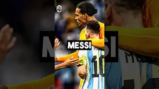 Van Dijk Defends Lionel Messi 🐐⚽️ #football #messi #shorts