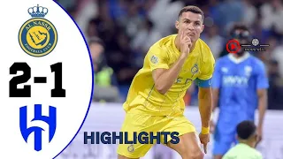 Ronaldo Unbelievable Goal 🔥 Al Nassr vs Al Hilal 2-1 || & All Goals 2023 HD#football #highlights