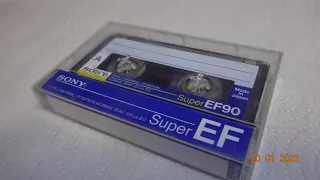 Sony EF 90. Старая кассета.