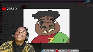 IShowSpeed Reacts To HILARIOUS FAN ART On Discord 💀