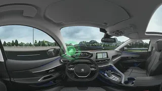 PEUGEOT 3008 SUV– 360 VR Video: Aktiver Toterwinkel-Assistent