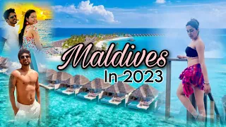 MALDIVES TRAVEL VLOG: || SNORKELING, Water Villa Tour &More 🏝️☀️|| 2023