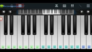 🆗📌Памяти Карузо📌Лучо Далло📌 Perfect piano tutorial на пианино одним пальцем