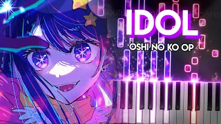 Idol - Oshi no Ko OP | YOASOBI (piano)