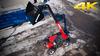 Телескопический погрузчик MANITOU MLTx 735 - незаменимый помощник в сельском хозяйстве. Обзор 2019