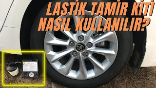 1 Dakikada Patlak Lastik Tamiri | Toyota Corolla Lastik Tamir Kiti Nasıl Kullanılır?