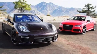Audi RS 7 и Porsche Panamera Turbo – два роскошных суперкара. Сравнительный тест-драйв [Smotorom]