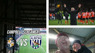 LUTON TOWN FC 2-0 WEST BROMWICH ALBION FC HIGHLIGHTS/MACTHDAY VLOG!