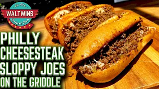 PHILLY CHEESESTEAK SLOPPY JOES ON THE GRIDDLE!  A NEW FAMILY FAVORITE!