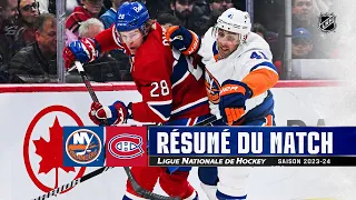 Islanders vs Canadiens | Faits saillants