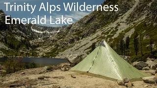 Trinity Alps Wilderness - Solo Backpacking and Fishing - Stuart Fork Trail to Emerald Lake