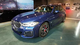 BMW 530i M sport saloon 2021 Exterior and interior