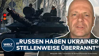 PUTINS KRIEG: Russen brechen durch! An diesen Frontabschnitten wackelt die ukrainische Verteidigung