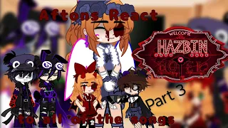 Aftons Reacts to All the Hazbin Hotel songs(Part 3) [Read desc for timestamps] Enjoy! 💜