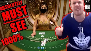 The CRAZIEST BlackJack Session I've EVER Seen | Xposed