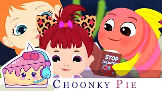 1 2 3 4 5 Once I caught a fish alive | Choonky Pie Nursery Rhymes & Kids Songs | world water day