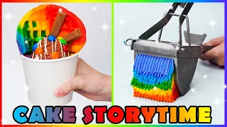 GAY BOYFRIEND STORYTIME 🍰 Step by step guide to making the best WAFFLES RAINBOW CAKE