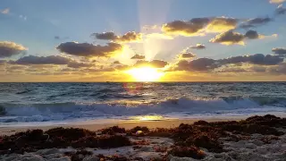 Sunrise on South Beach, Miami