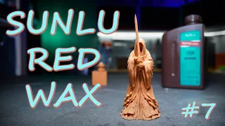 Testing SUNLU Red Wax through the testing gauntlet #review #7 #RTG