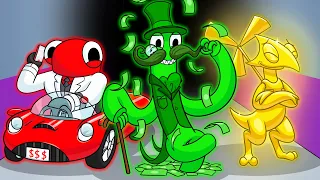 RAINBOW FRIENDS Become BILLIONAIRES! (Cartoon Animation)