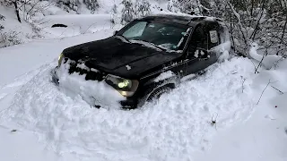 Снежни предизвикателства (първи влог) Jeep Grand Cherokee V8,Nissan Terrano
