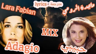 Lara Fabian | adagio | Majida Al roumi  Habibi أغنية حبيبي المشهورة حبيبي مع ميكس لارا فابيان اداجيو
