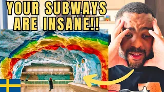 Brit Reacts to TOP 10 THE MOST BEAUTIFUL STOCKHOLM SUBWAY STATIONS