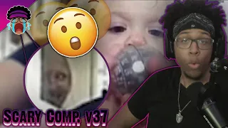 He Got Dragged By A Demon | Scary Comp. V37 | Kry Reacts