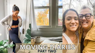 MOVING VLOG (Part 2) | moving in with my mom, adjustments, updates