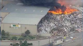 Fire at Waste Management in Commerce City