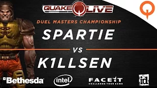 Spartie vs K1llsen - Battleforged / Bloodrun / Sinister / Furious Heights (QuakeCon 2016)