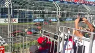 First Lap of 2012 Australian Formula 1 Grand Prix @ Fangio Stand