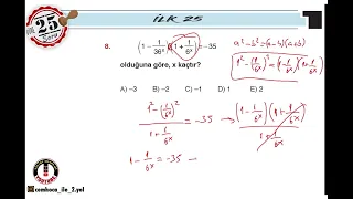 DGS-ALES TE ÇIKACAK İLK 25 SORU -1