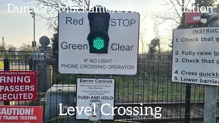 Dunadry Muckamore Accommodation Level Crossing (County Antrim) Monday March 21.03.2022