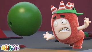 Learning the Art of Bowling | Oddbods | Moonbug Kids - Art for Kids 🖌️