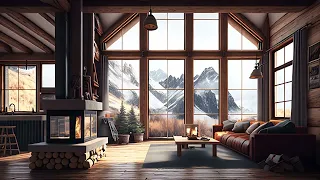 Swiss Alpine Chalet - Lofi Alps Mountain Chill Beats