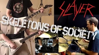 Slayer   Skeletons Of Society Guitar & Drum Cover