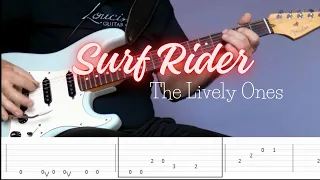 Surf Rider Surf Guitar cover with Tab!