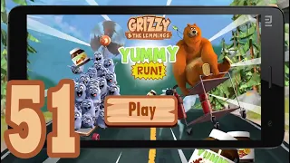 Grizzy and the Lemmings Yummy Run - Gameplay Walkthrough part 51 (Android/iOS)