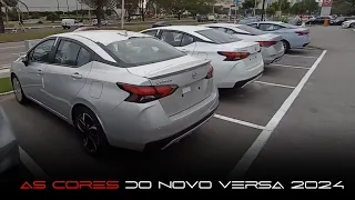 AS CORES DO NOVO VERSA 2024 | SERÁ QUE ELE É MELHOR QUE O HONDA CITY ?