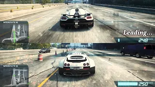 (Almost lost) Need for Speed™ Most Wanted Bugatti Chiron vs Koenigsegg Agera R
