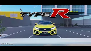 CINEMATIC HONDA CIVIC TYPE R | CDID Roblox Car Driving Indonesia V5 Terbaru