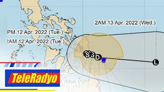 Bagyong Agaton mabagal ang pagkilos dahil sa isa pang bagyo | TeleRadyo Balita (10 April 2022)