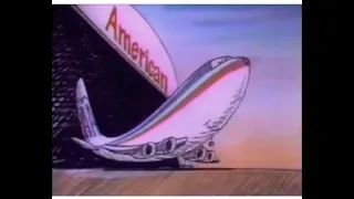 Animated American Airlines Commercial (1971)