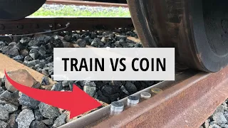 Train vs Coin Test | Coin on Railway Track