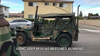 USMC JEEP M151A2 RESTORED RUNNING  2020